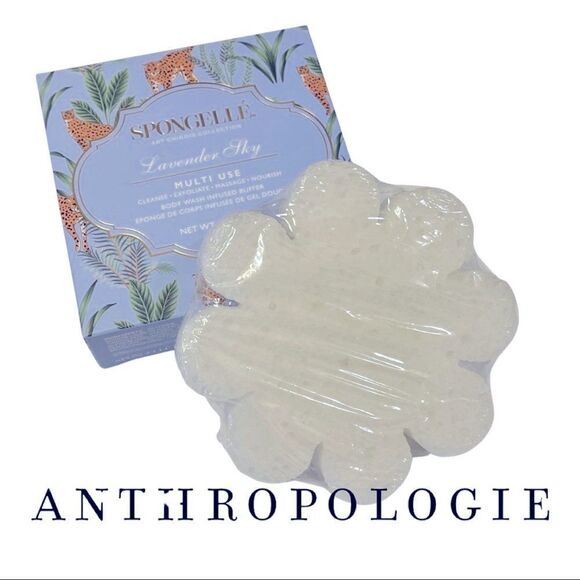 Spongelle Art Chinois Collection Body Buffer • Lavender Sky • New in Box - Picture 2 of 10